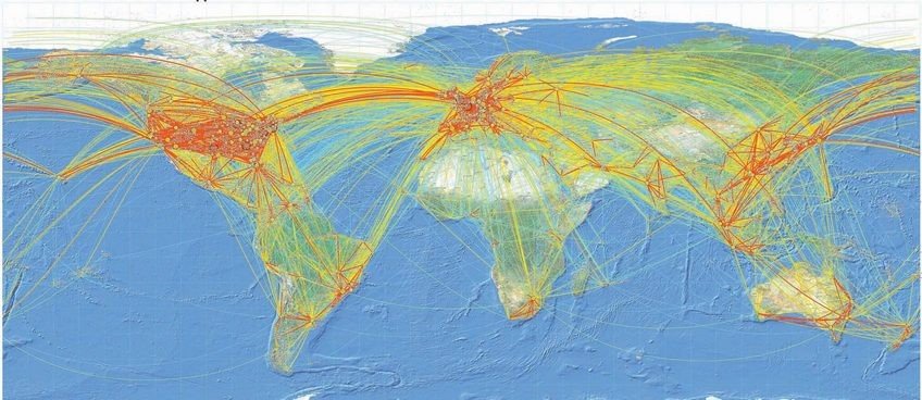 World-traffic-flows-ICAO