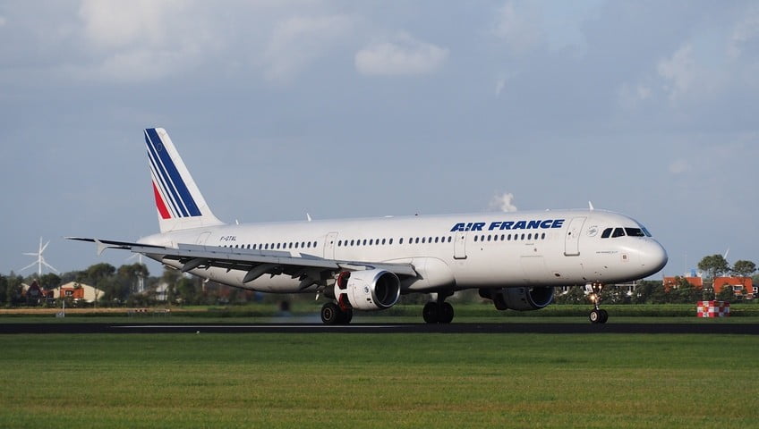 Air France A321-211 at Schiphol Airport