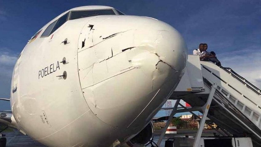 Drone Tak Dikenal Tabrak Pesawat LAM Airlines di Bandara Mozambik